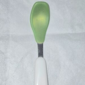 OXO Tot Feeding Spoon With Soft Silicone Green 6.3x0.8"  Baby Toddler Utensil
